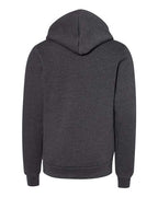 BELLA + CANVAS 3719Y - Youth Sponge Fleece Hoodie Sweatshirt - Dark Grey Heather