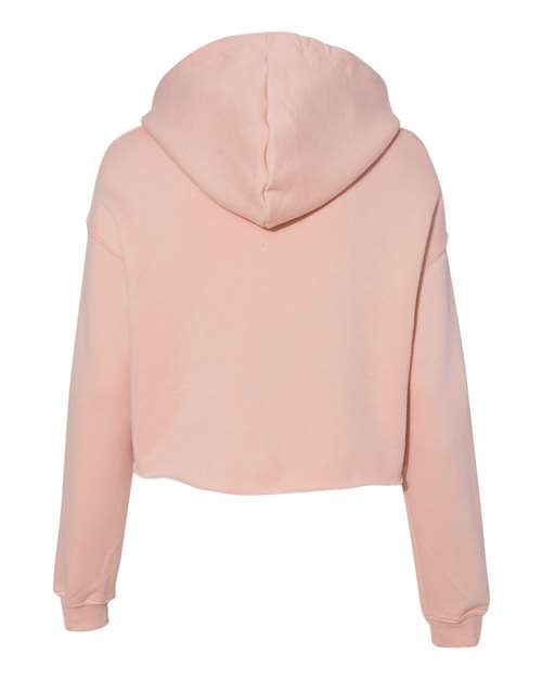 BELLA + CANVAS 7502 - Women's Crop Hoodie Sweatshirt - Peach