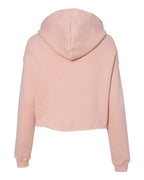 BELLA + CANVAS 7502 - Women's Crop Hoodie Sweatshirt - Peach