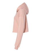 BELLA + CANVAS 7502 - Women's Crop Hoodie Sweatshirt - Peach