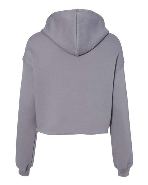 BELLA + CANVAS 7502 - Women's Crop Hoodie Sweatshirt - Storm