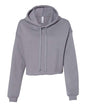 BELLA + CANVAS 7502 - Women's Crop Hoodie Sweatshirt - Storm