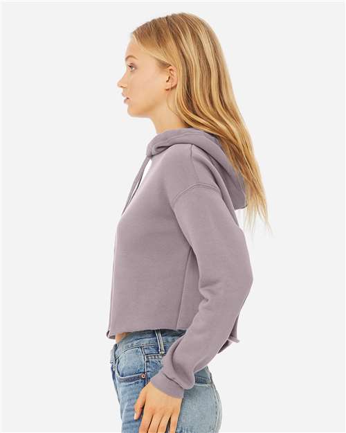 BELLA + CANVAS 7502 - Women's Crop Hoodie Sweatshirt - Storm