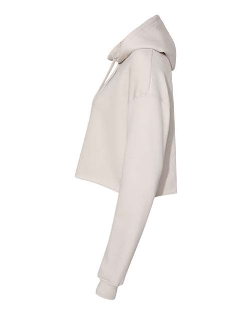 BELLA + CANVAS 7502 - Women's Crop Hoodie Sweatshirt - Heather Dust