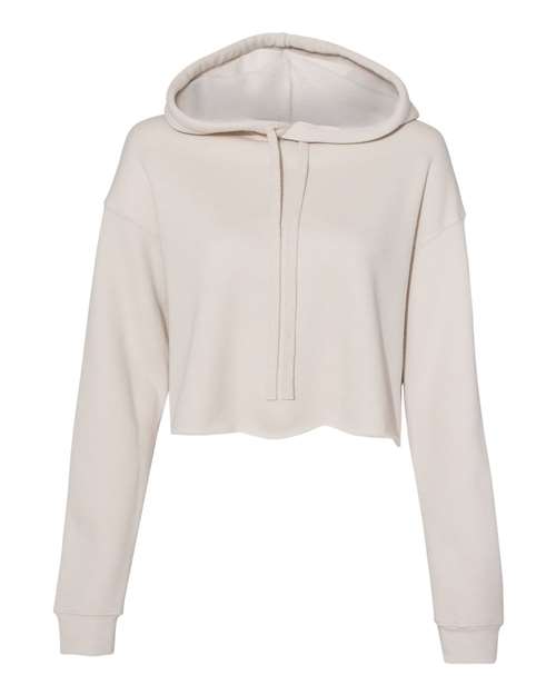 BELLA + CANVAS 7502 - Women's Crop Hoodie Sweatshirt - Heather Dust