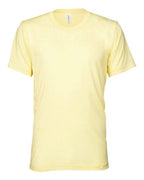 BELLA + CANVAS 3413 - Triblend Tee - Pale Yellow Triblend