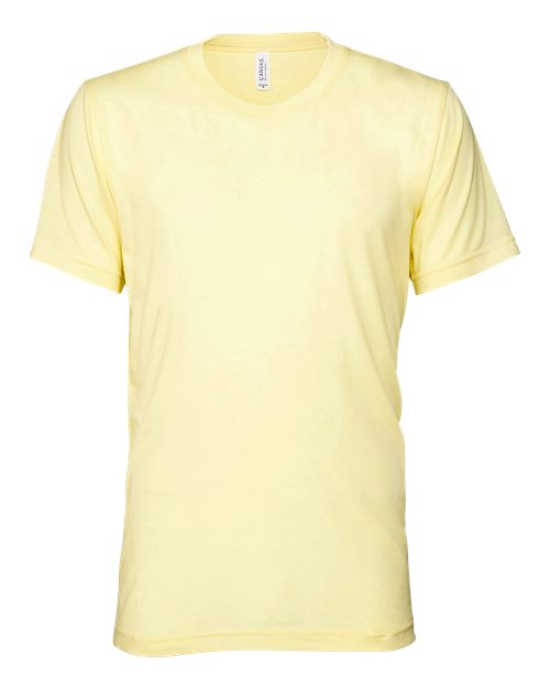 BELLA + CANVAS 3413 - Triblend Tee - Pale Yellow Triblend