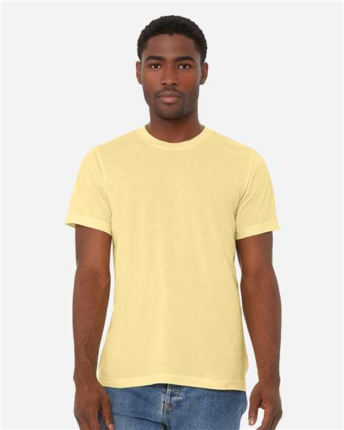BELLA + CANVAS 3413 - Triblend Tee - Pale Yellow Triblend
