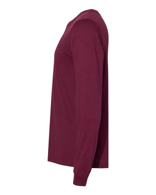 BELLA + CANVAS 3501 - Unisex Jersey Long Sleeve Tee - Maroon