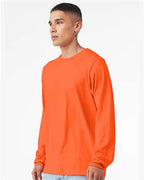 BELLA + CANVAS 3501 - Unisex Jersey Long Sleeve Tee - Orange