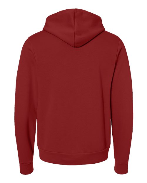 BELLA + CANVAS 3719 - Unisex Sponge Fleece Hoodie Sweatshirt - Cardinal
