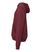 BELLA + CANVAS 3719 - Unisex Sponge Fleece Hoodie Sweatshirt - Maroon