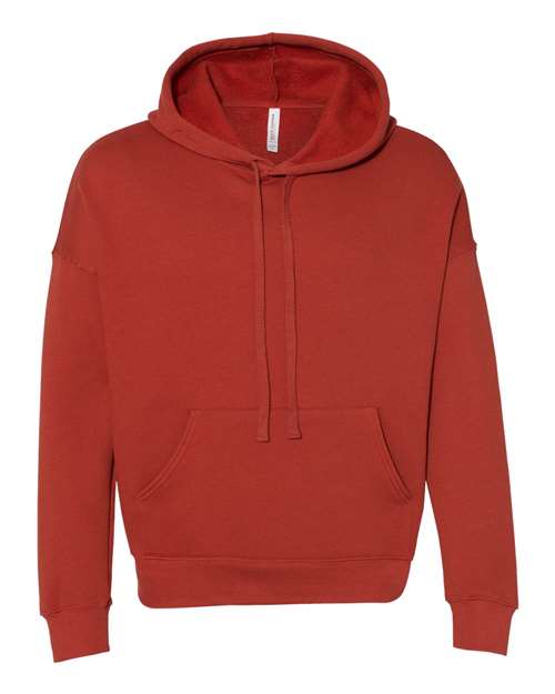 BELLA + CANVAS 3729 - Unisex Sponge Fleece Drop Shoulder Hoodie Sweatshirt - Brick