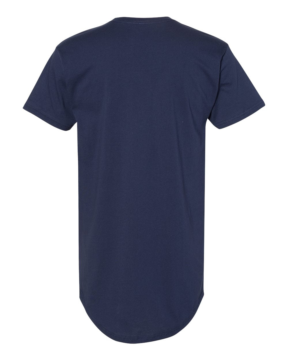 BELLA + CANVAS 3006 — Men's Long Body Urban Tee — Navy (flat)