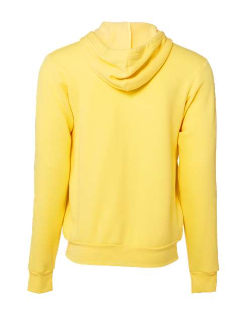 BELLA + CANVAS 3739 - Unisex Sponge Fleece Full-Zip Hoodie Sweatshirt - Yellow