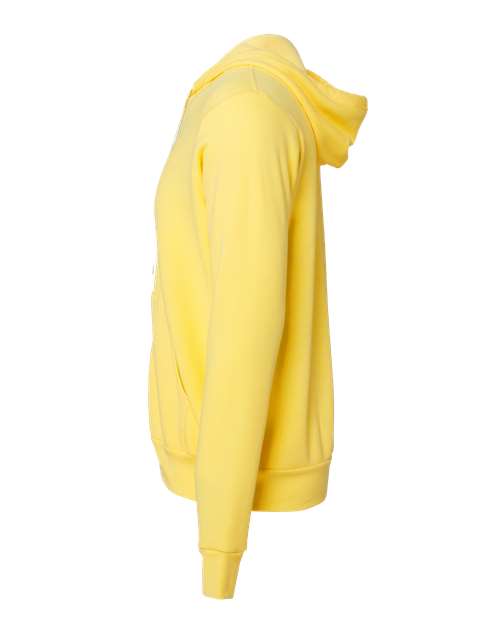BELLA + CANVAS 3739 - Unisex Sponge Fleece Full-Zip Hoodie Sweatshirt - Yellow