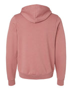 BELLA + CANVAS 3739 - Unisex Sponge Fleece Full-Zip Hoodie Sweatshirt - Heather Mauve
