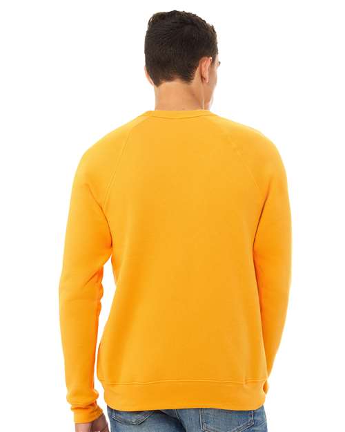 BELLA + CANVAS 3901 - Unisex Sponge Fleece Raglan Crewneck Sweatshirt - Gold