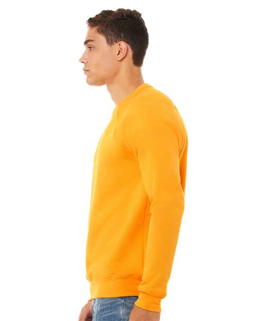 BELLA + CANVAS 3901 - Unisex Sponge Fleece Raglan Crewneck Sweatshirt - Gold