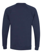 BELLA + CANVAS 3901 - Unisex Sponge Fleece Raglan Crewneck Sweatshirt - Navy
