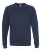 BELLA + CANVAS 3901 - Unisex Sponge Fleece Raglan Crewneck Sweatshirt - Navy