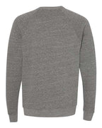 BELLA + CANVAS 3901 - Unisex Sponge Fleece Raglan Crewneck Sweatshirt - Deep Heather