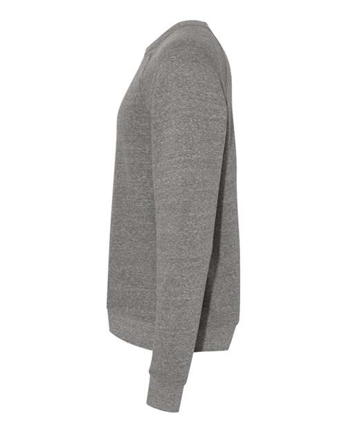 BELLA + CANVAS 3901 - Unisex Sponge Fleece Raglan Crewneck Sweatshirt - Deep Heather