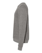 BELLA + CANVAS 3901 - Unisex Sponge Fleece Raglan Crewneck Sweatshirt - Deep Heather