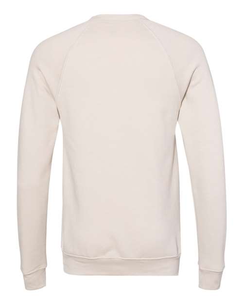 BELLA + CANVAS 3901 - Unisex Sponge Fleece Raglan Crewneck Sweatshirt - Heather Dust