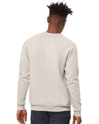 BELLA + CANVAS 3901 - Unisex Sponge Fleece Raglan Crewneck Sweatshirt - Heather Dust