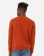BELLA + CANVAS 3945 - Unisex Sponge Fleece Drop Shoulder Crewneck Sweatshirt - Brick