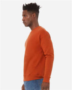 BELLA + CANVAS 3945 - Unisex Sponge Fleece Drop Shoulder Crewneck Sweatshirt - Brick
