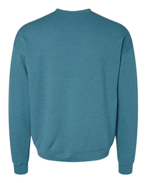 BELLA + CANVAS 3945 - Unisex Sponge Fleece Drop Shoulder Crewneck Sweatshirt - Heather Deep Teal