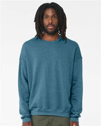 BELLA + CANVAS 3945 - Unisex Sponge Fleece Drop Shoulder Crewneck Sweatshirt - Heather Deep Teal