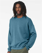 BELLA + CANVAS 3945 - Unisex Sponge Fleece Drop Shoulder Crewneck Sweatshirt - Heather Deep Teal