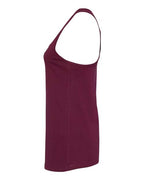 BELLA + CANVAS 6008 - Women's Jersey Racerback Tank - Maroon