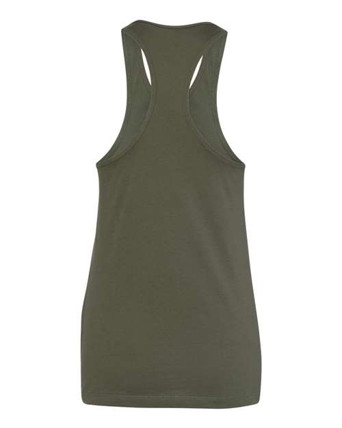 BELLA + CANVAS 6008 - Women's Jersey Racerback Tank - Military Green