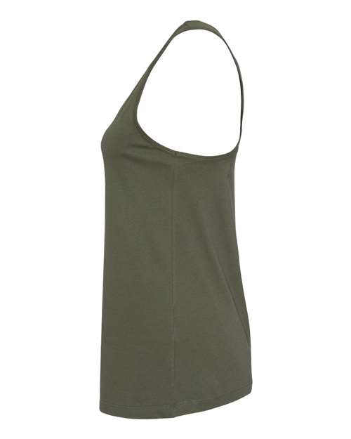 BELLA + CANVAS 6008 - Women's Jersey Racerback Tank - Military Green