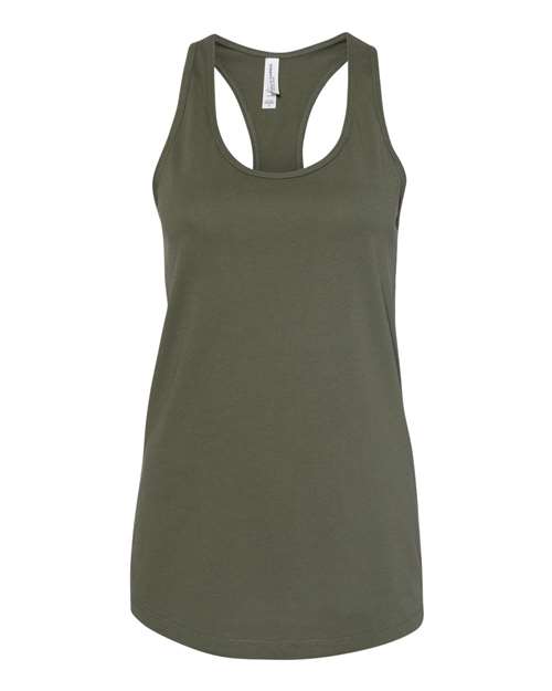 BELLA + CANVAS 6008 - Women's Jersey Racerback Tank - Military Green