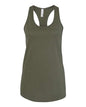 BELLA + CANVAS 6008 - Women's Jersey Racerback Tank - Military Green
