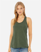 BELLA + CANVAS 6008 - Women's Jersey Racerback Tank - Military Green