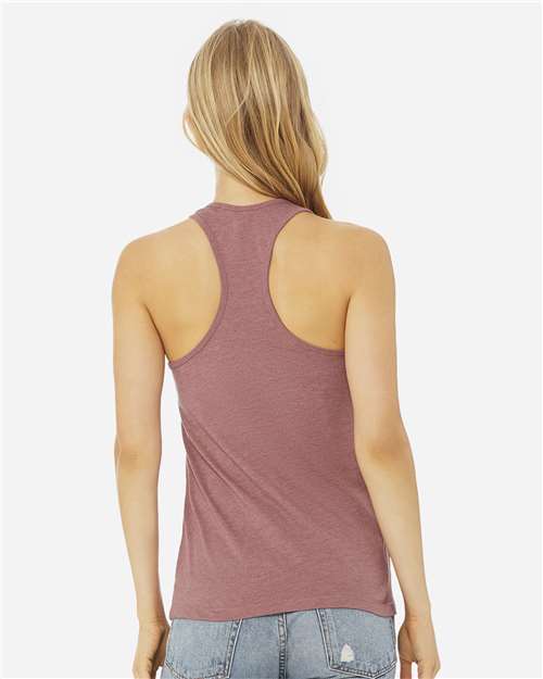 BELLA + CANVAS 6008 - Women's Jersey Racerback Tank - Heather Mauve
