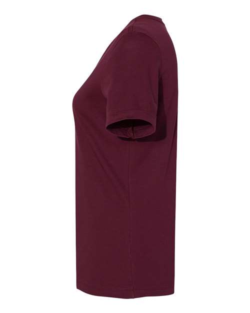 BELLA + CANVAS 6400 - Womens Relaxed Jersey Tee - Maroon