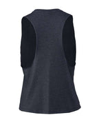 BELLA + CANVAS 6682 - Women's Racerback Crop Tank - Heather Navy