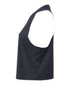 BELLA + CANVAS 6682 - Women's Racerback Crop Tank - Heather Navy