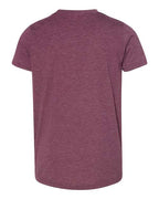BELLA + CANVAS 3413Y - Youth Triblend Tee - Maroon Triblend
