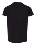 BELLA + CANVAS 3413Y - Youth Triblend Tee - Solid Black Triblend