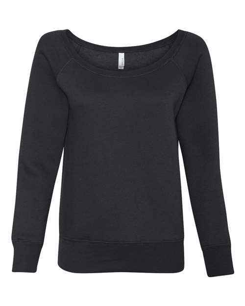 BELLA + CANVAS 7501 - Women’s Sponge Fleece Wide Neck Sweatshirt