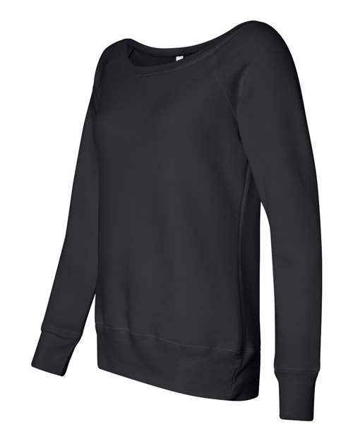 BELLA + CANVAS 7501 - Women’s Sponge Fleece Wide Neck Sweatshirt