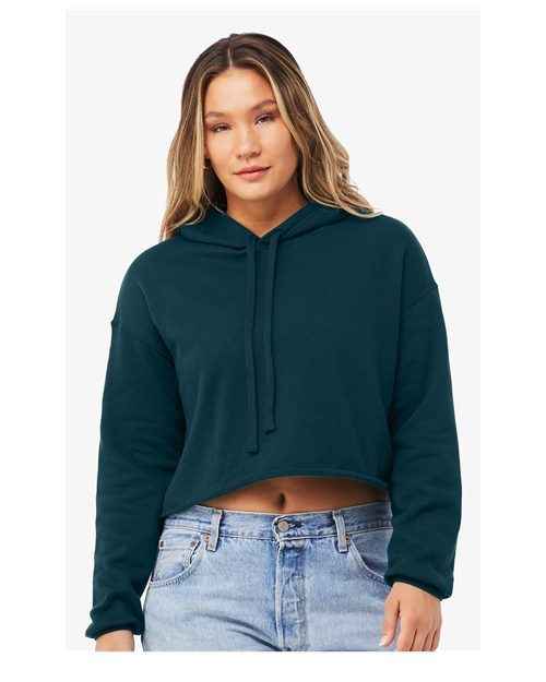 BELLA + CANVAS 7502 - Women's Crop Hoodie Sweatshirt